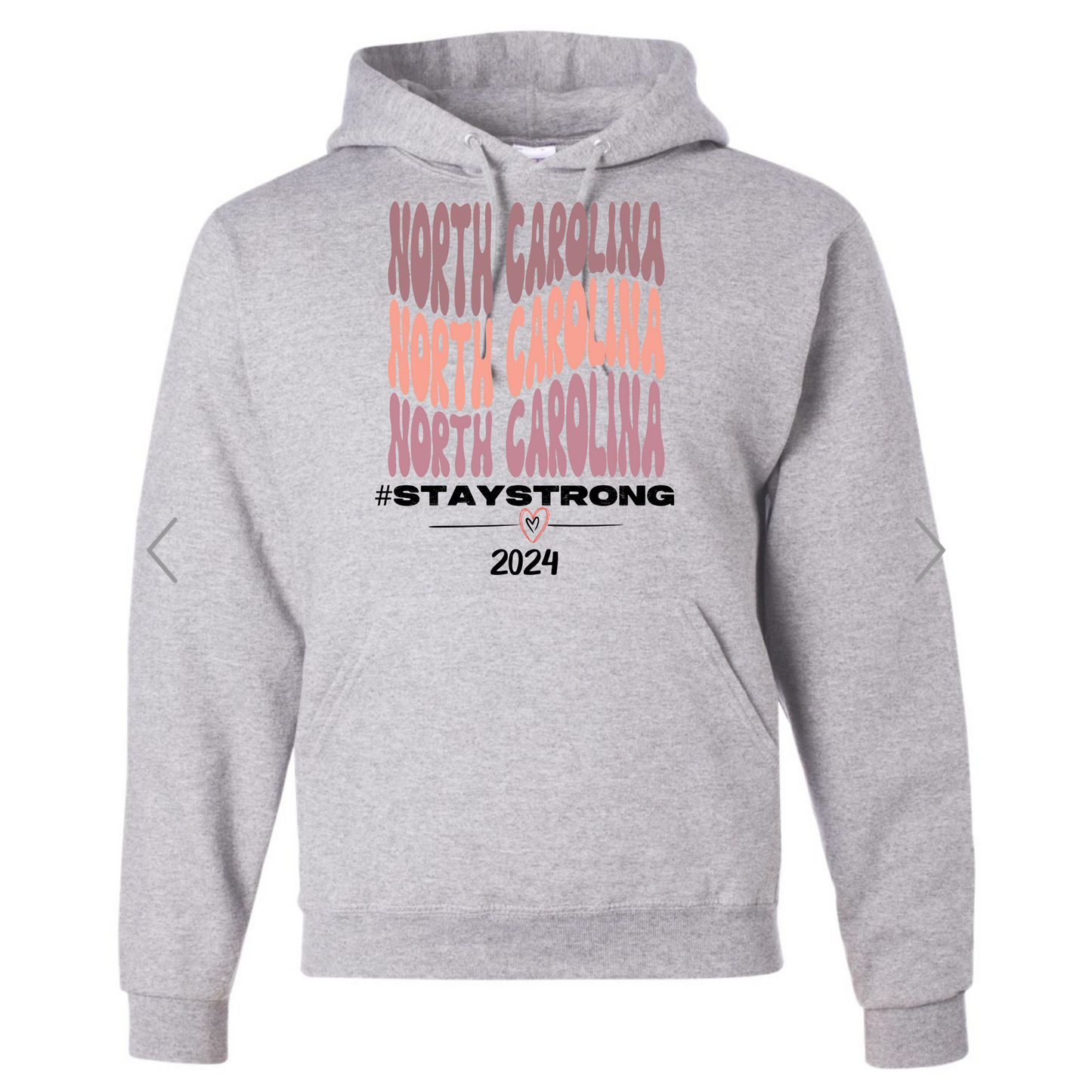 #staystrong North Carolina Gear Gray