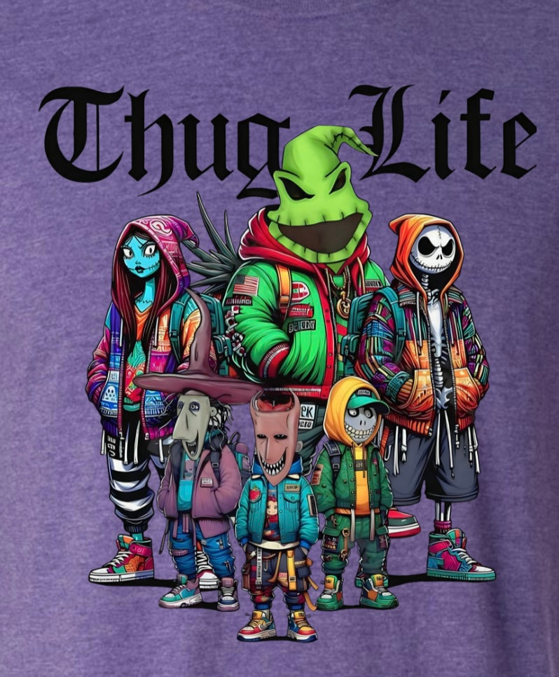 Nightmare Before Christmas Thug Life Shirt