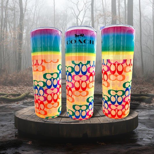 Rainbow Coach 20oz Tumbler