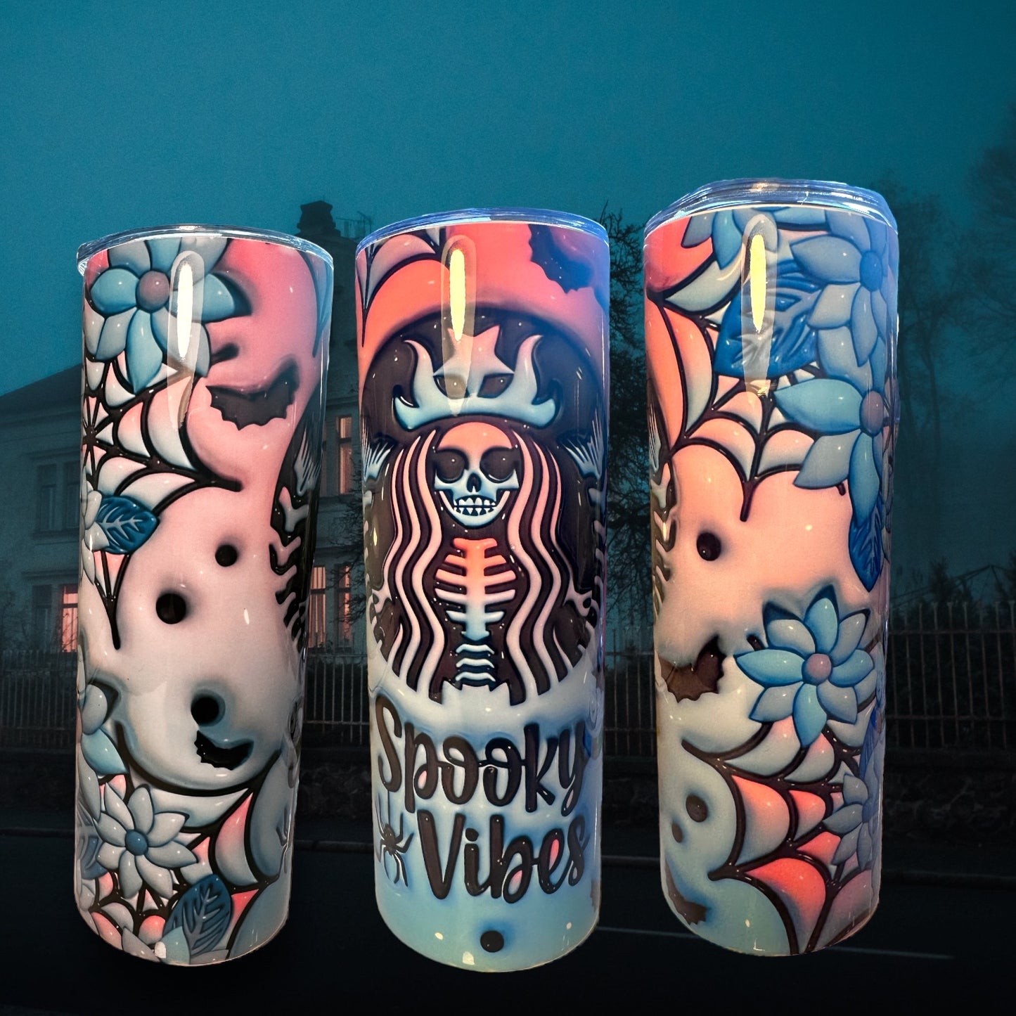 Spooky Vibes 3D 20/30oz Tumbler