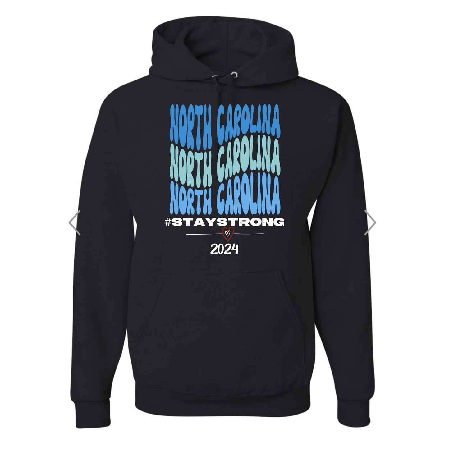 #staystrong North Carolina Gear Black