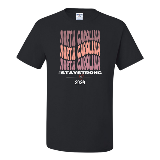 #staystrong North Carolina Gear Black