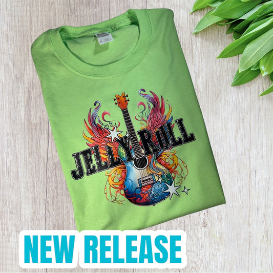 Jelly Roll Guitar Tshirt