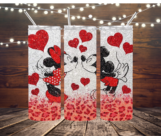 Kissing Mice Valentine 20/30oz Tumbler