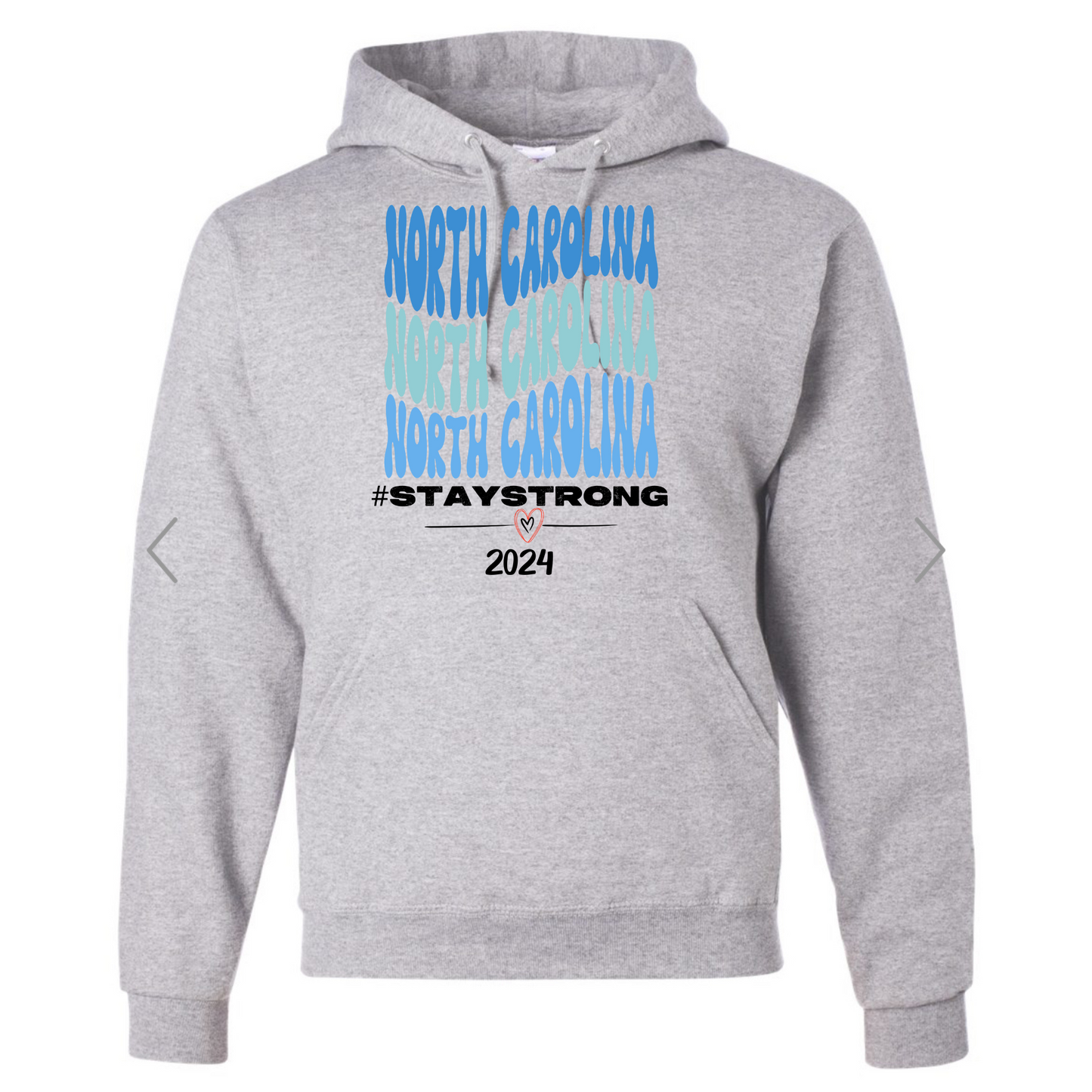 #staystrong North Carolina Gear Gray