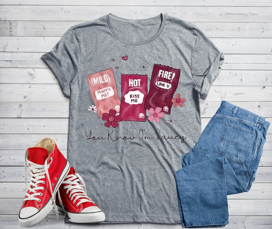 Taco Sauce Valentine Shirt