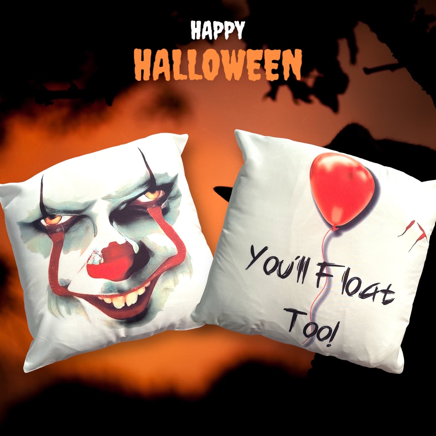 New Halloween and Fall 16x16 Pillows