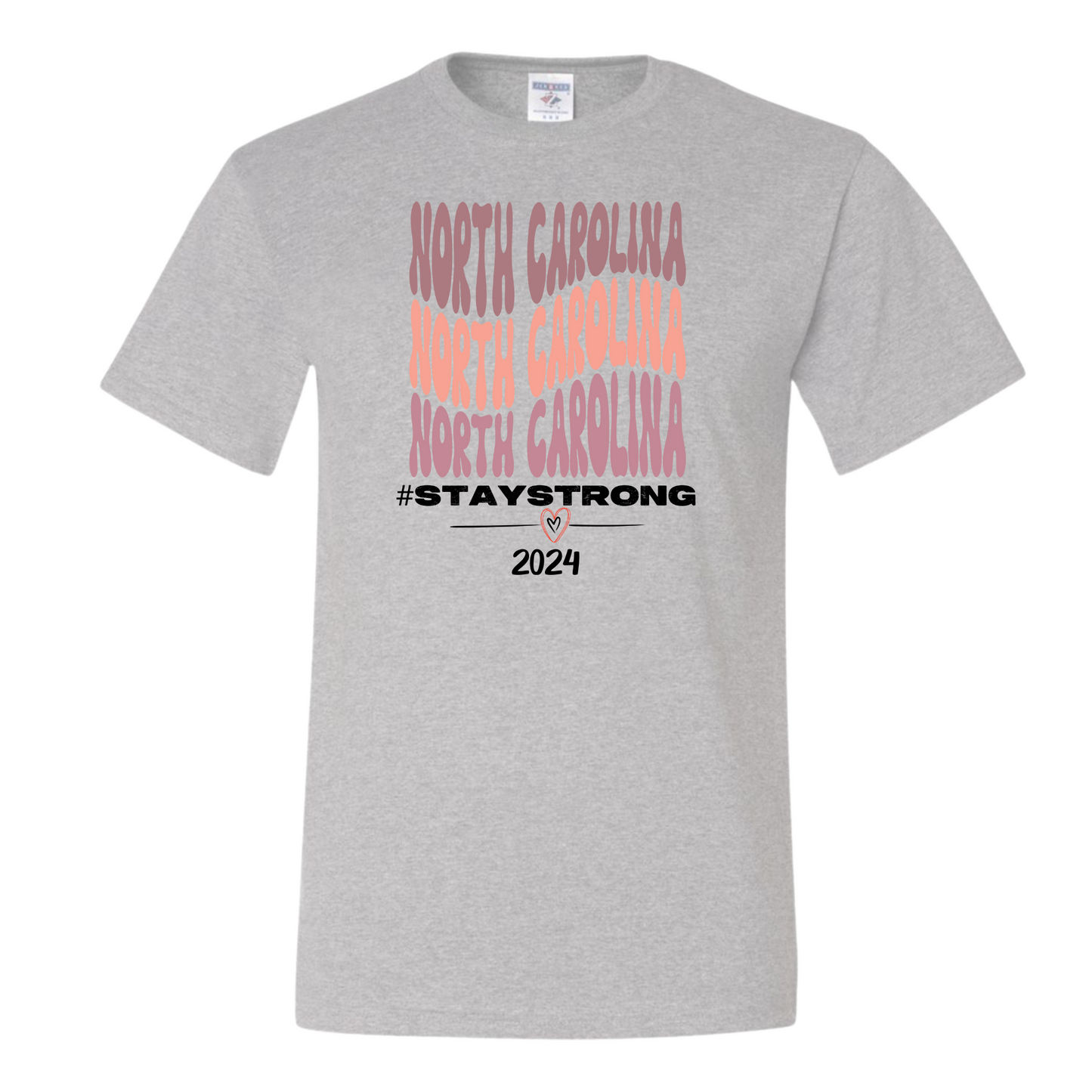 #staystrong North Carolina Gear Gray