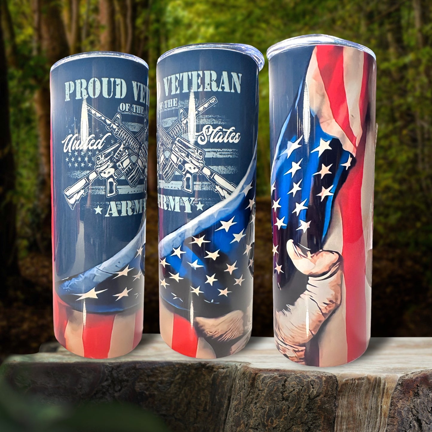 Proud Army Veteran 20/30oz Tumbler