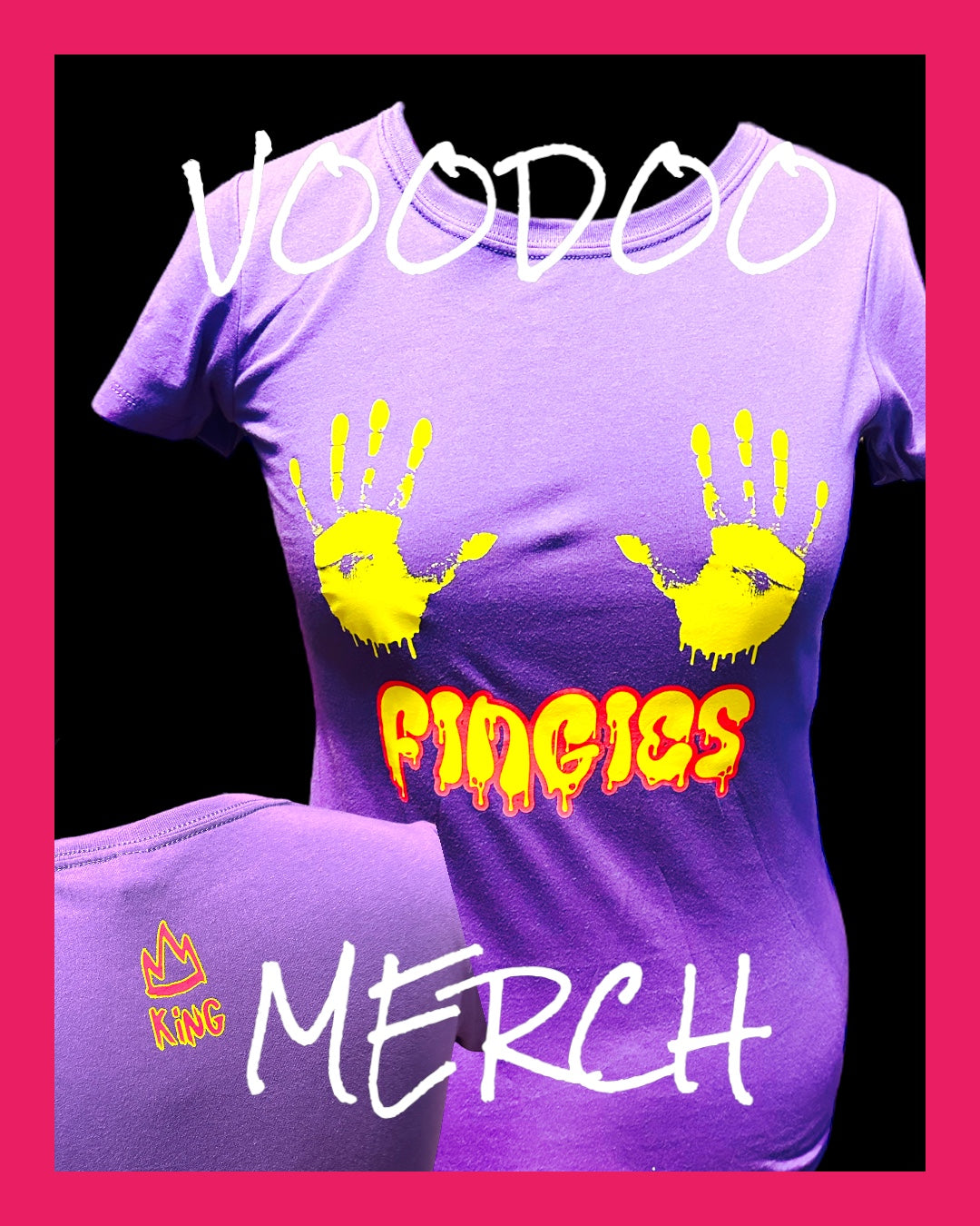 Team Voodoo Fingies Ladies Tshirt