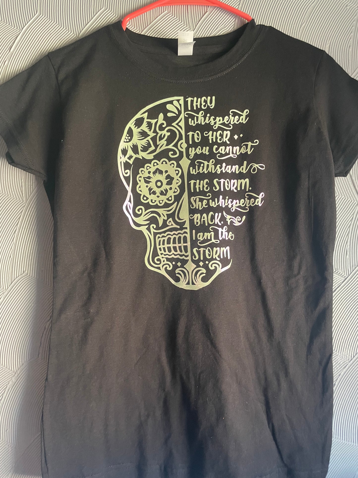 Sugar skull “Woman Storm” Saying