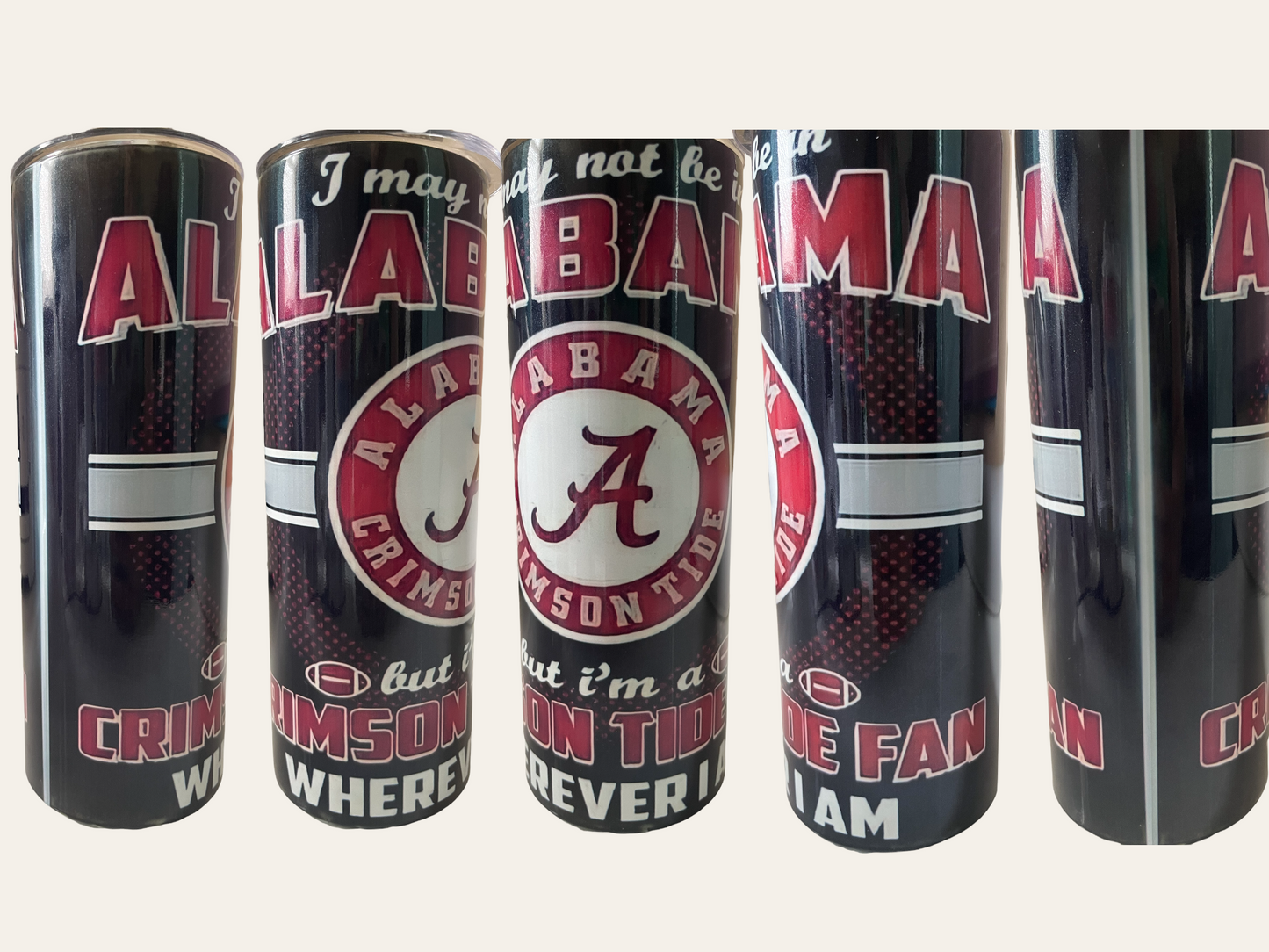 Alabama Crimson Tide 20oz Tumbler