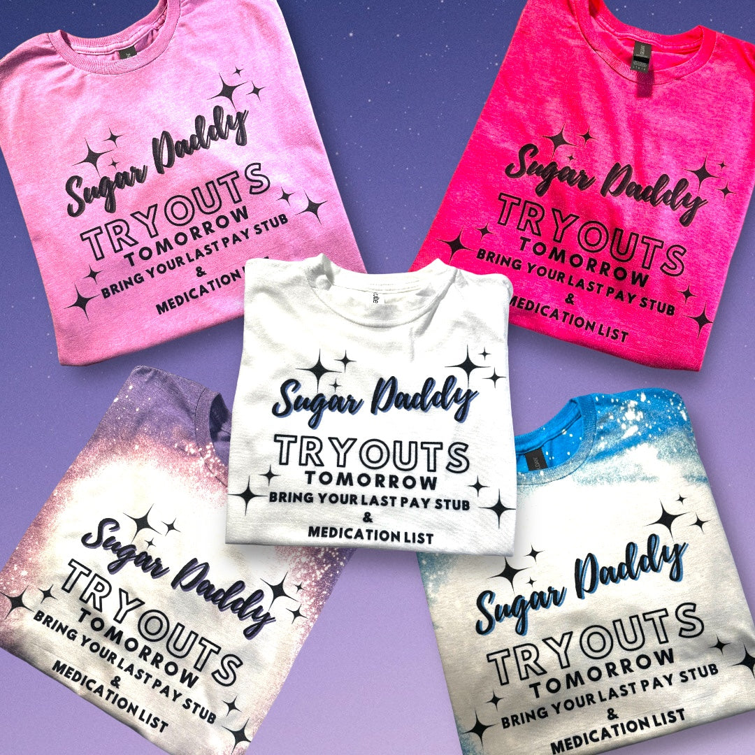 Sugar Daddy Tryouts Shirt Collection