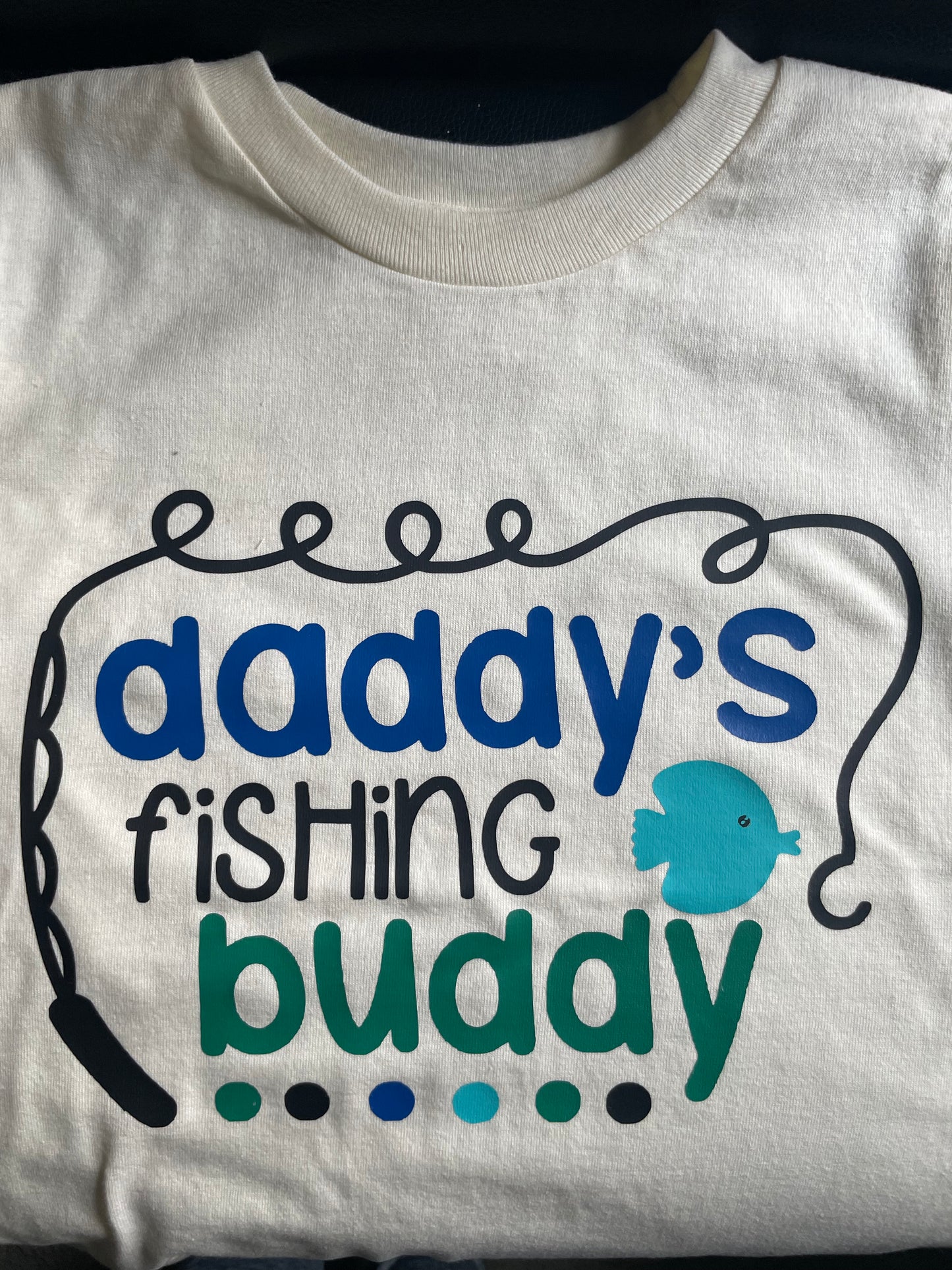 Daddy’s Fishing Buddy Toddler Shirt