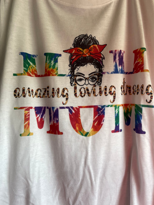 Amazing Loving Strong Mom Shirt