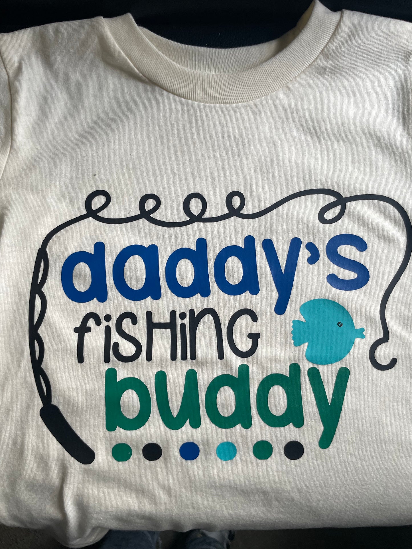 Daddy’s Fishing Buddy Toddler Shirt