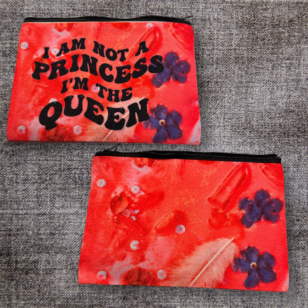 Zippered Designed Makeup Bags