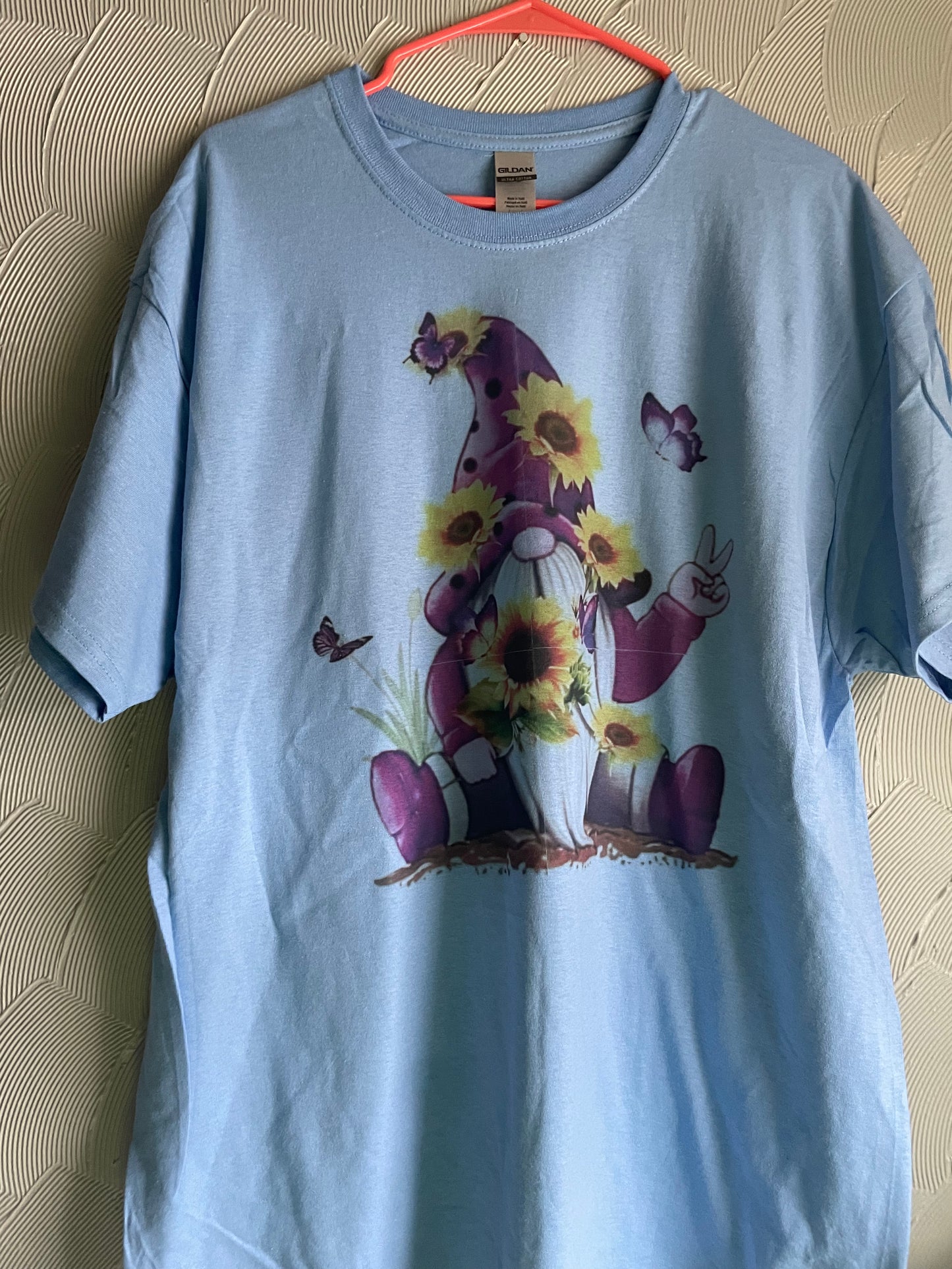 Gnome and Sunflower Printed Tee