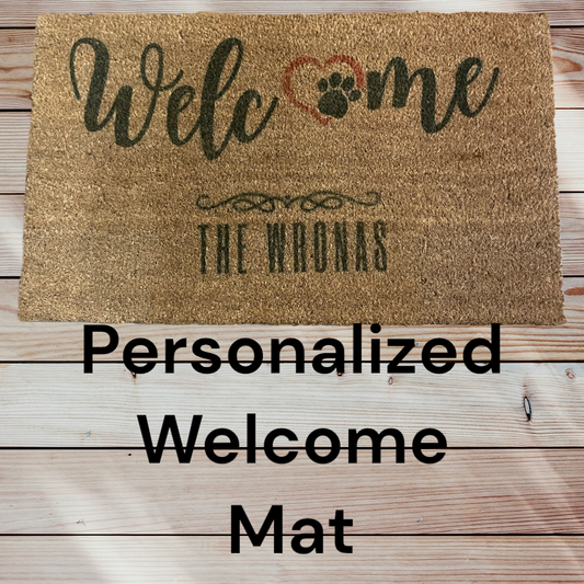 Personalized Outside Door Mat