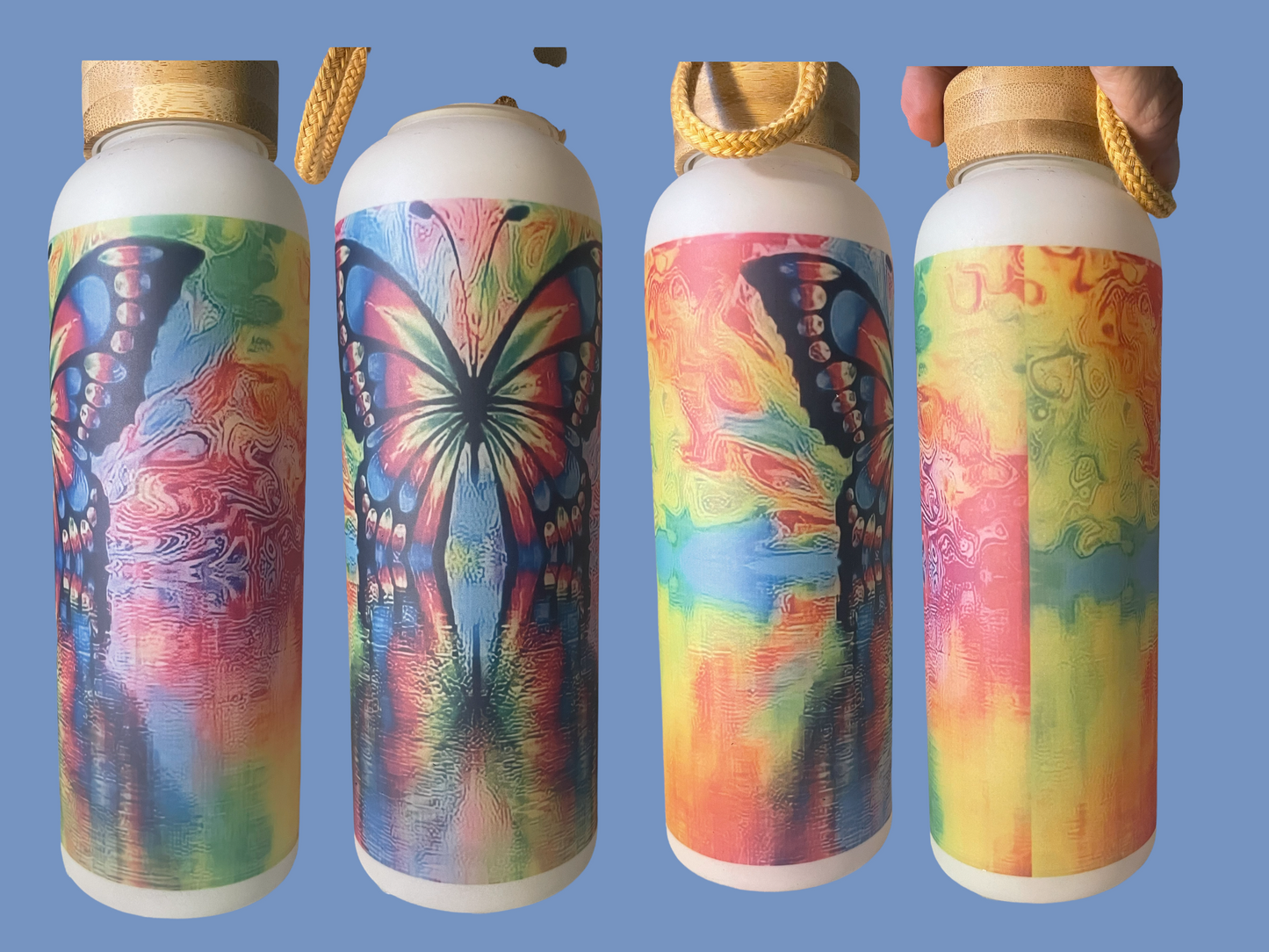 Butterfly Rainbow Reflection 25oz Bottle