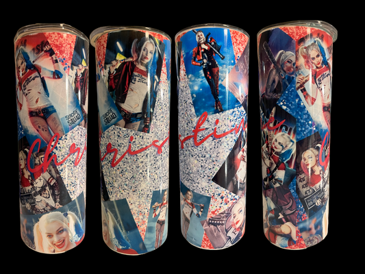 Personalized Harley Quinn 20oz Tumbler