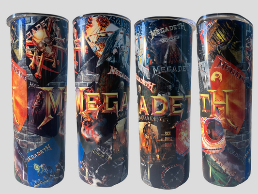 Megadeth Albums 20oz Tumbler