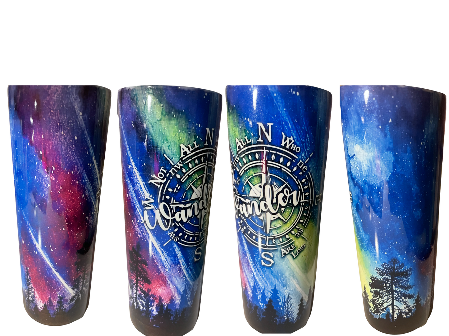 Not All Who Wander Are Lost Galaxy 20oz Tumbler